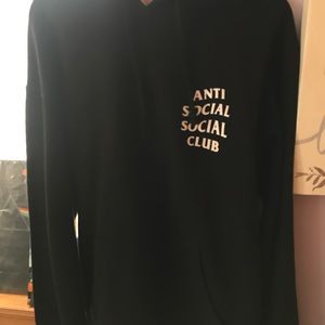 AUTHENTIC Anti social social club black hoodie